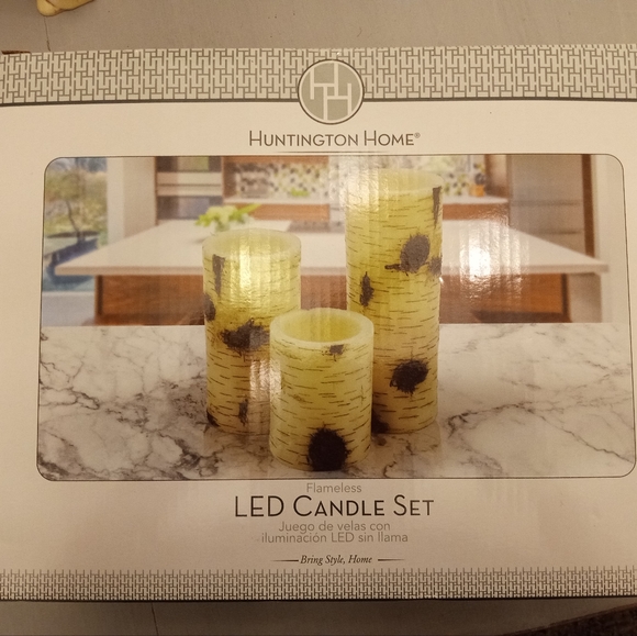 Huntington Home Accents Nwt Led Flameless Candles Poshmark